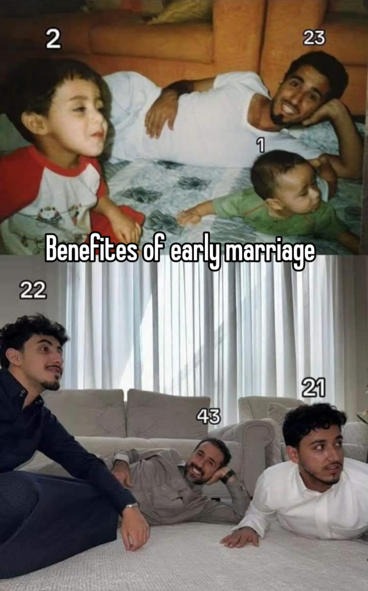 Early Marriage Generations Meme