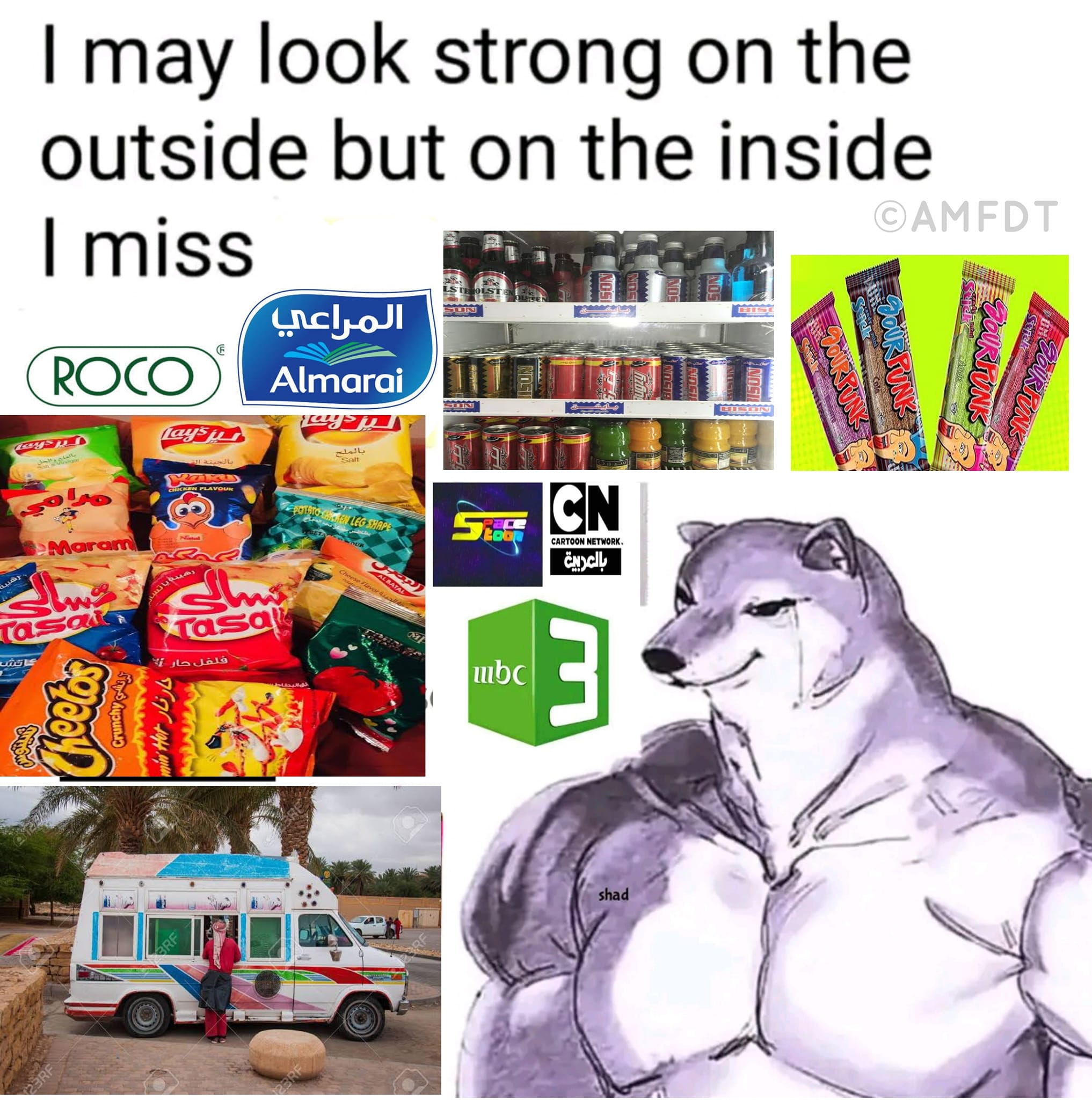 Strong outside, nostalgic inside