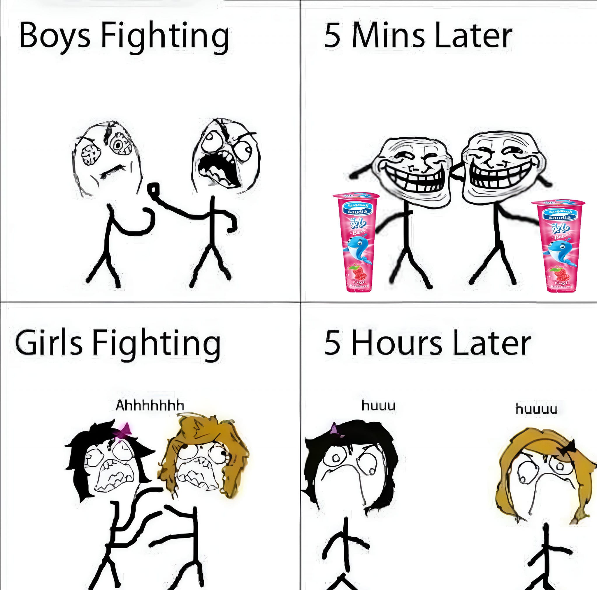 Boys vs Girls Fighting Logic