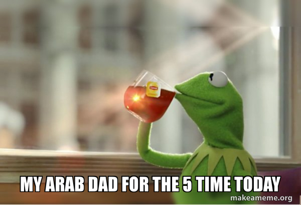 Arab Dad's Tea Obsession